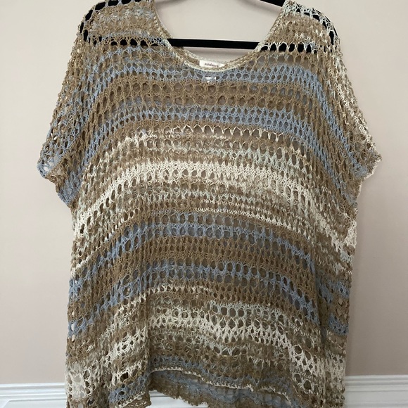 Sundance crochet tunic blouse size L - Picture 1 of 3